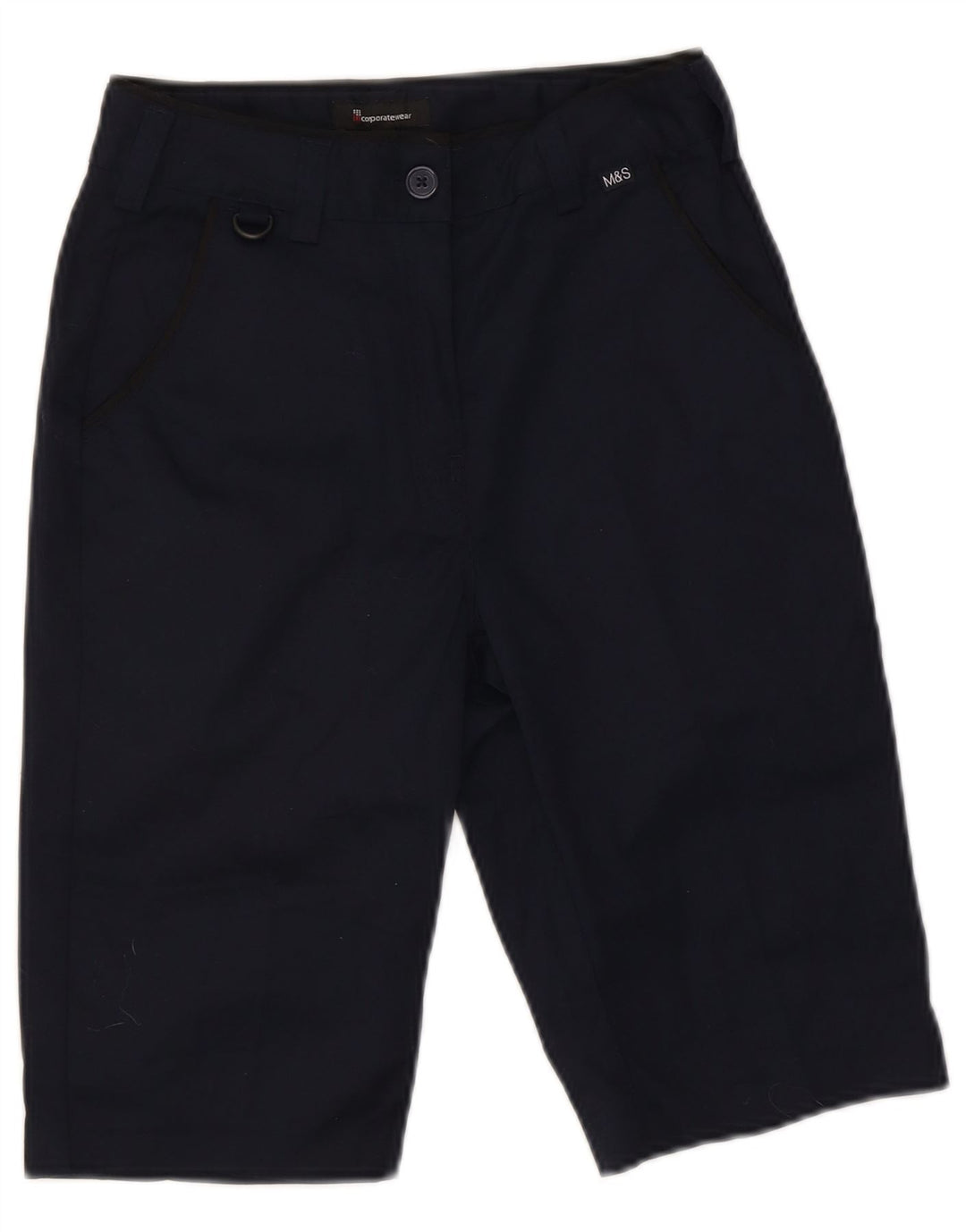 Marks & Spencer Bermuda-shorts til kvinder UK 6 XS W26 Marineblå polyester