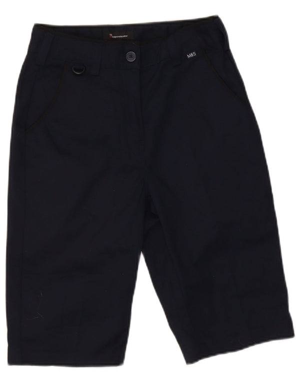 Marks & Spencer Bermuda-shorts til kvinder UK 6 XS W26 Marineblå polyester