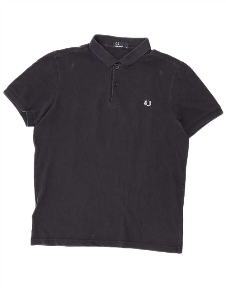 Fred Perry Herre poloshirt Medium marineblå bomuld