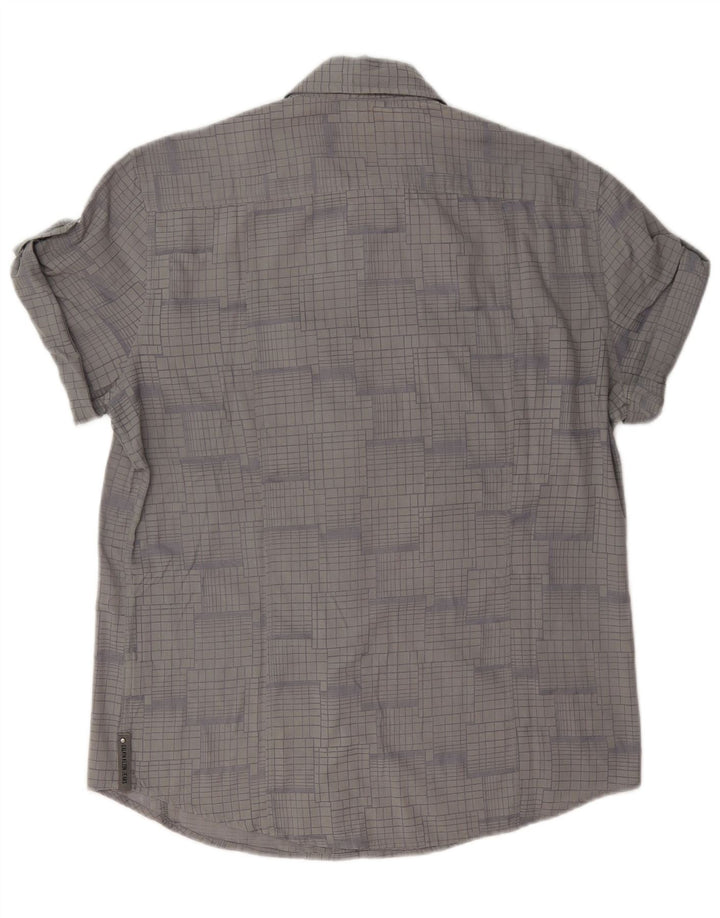 Calvin Klein Jeans Herreskjorte Medium Grey Ternet bomuld