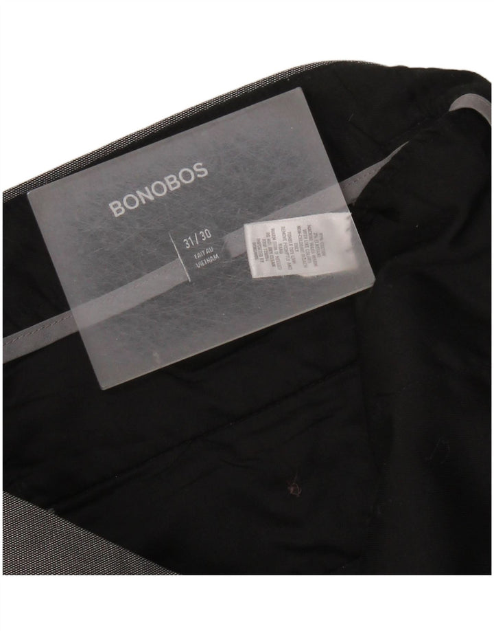 BONOBOS Herre Slim Casual Bukser W31 L30 Grå Bomuld