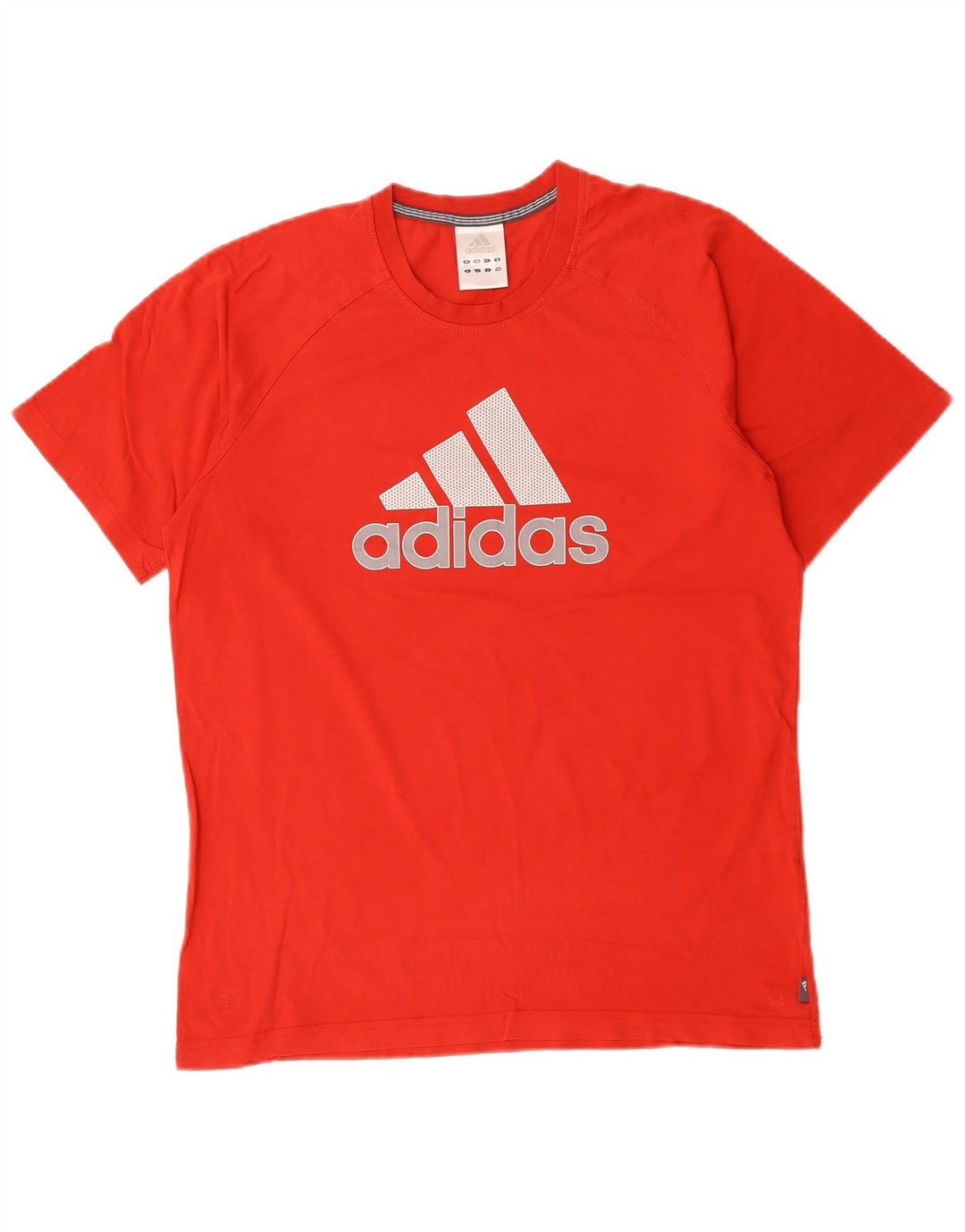 Adidas Herre grafisk T-shirt Top Medium Rød Bomuld