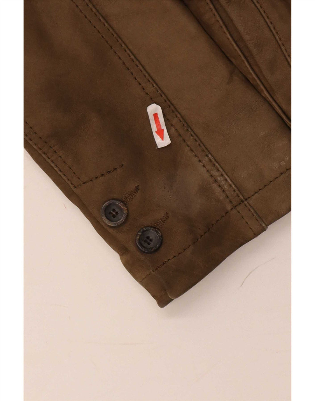 Marlboro Classics Herre Læderjakke UK 38 Medium Brun