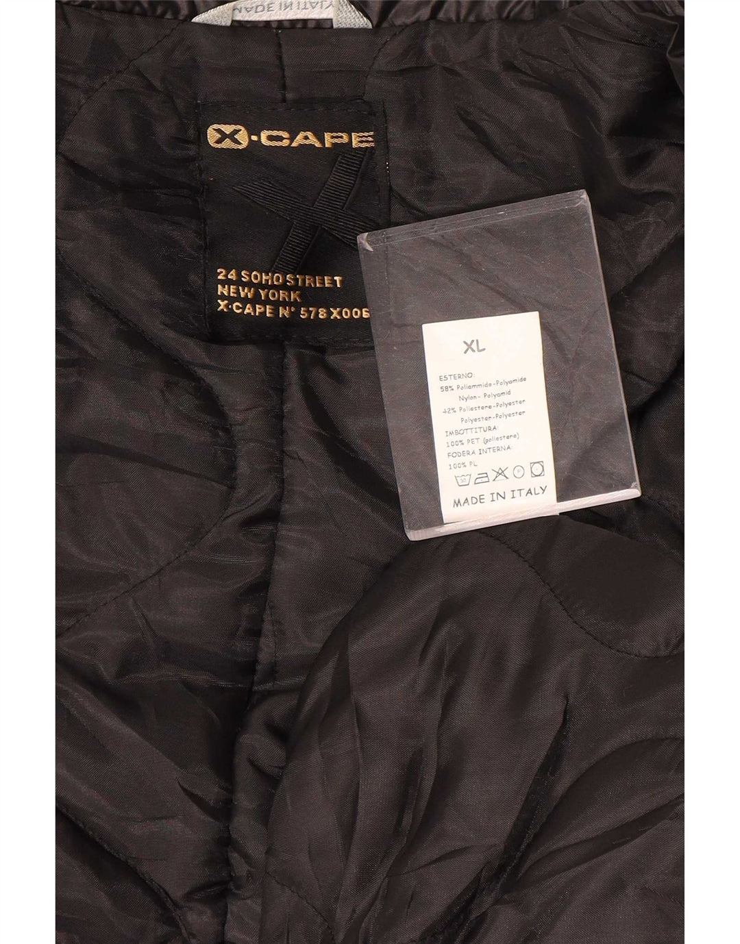 X-Cape Herre 3-knaps blazerjakke UK 42 XL Sort polyamid