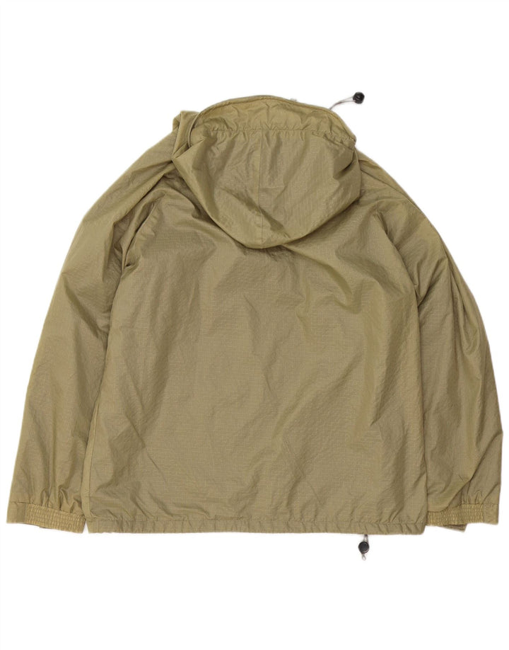 Invicta Dame Oversized Hætte Regnjakke UK 12 Medium Khaki Gingham