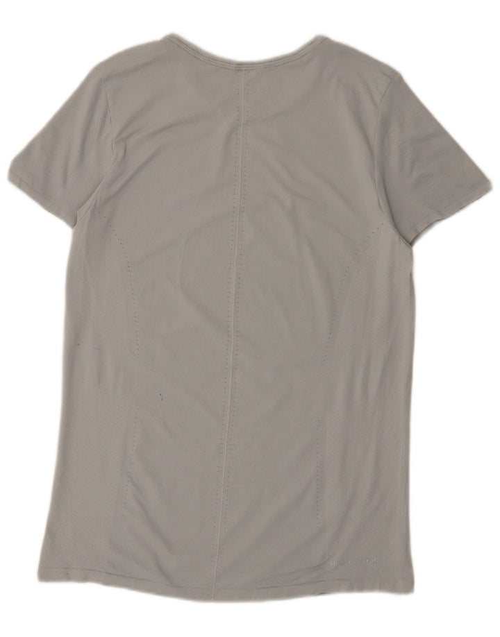 NIKE Herre Dri Fit Slim Fit T-Shirt Top 2XL Grå