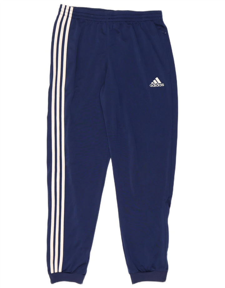 ADIDAS Træningsdragt til mænd Joggers UK 40/42 Medium Navy Blue Polyester