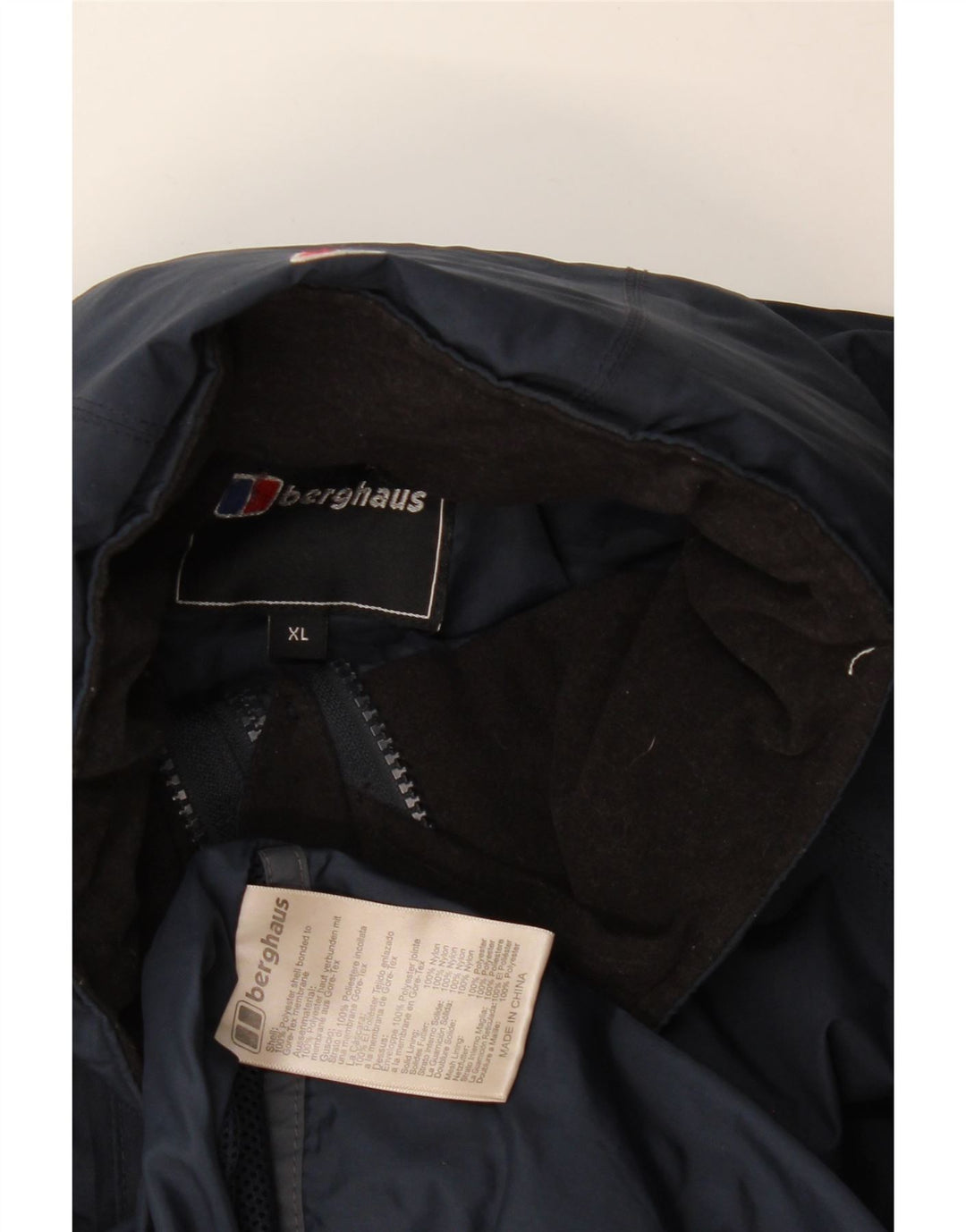 Berghaus Herre Windbreaker Jacket UK 42 XL Navy Blue Nylon