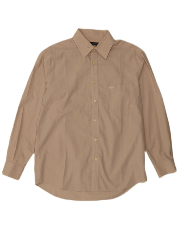 Dockers herreskjorte str. 16 1/2 Medium Beige Houndstooth Bomuld