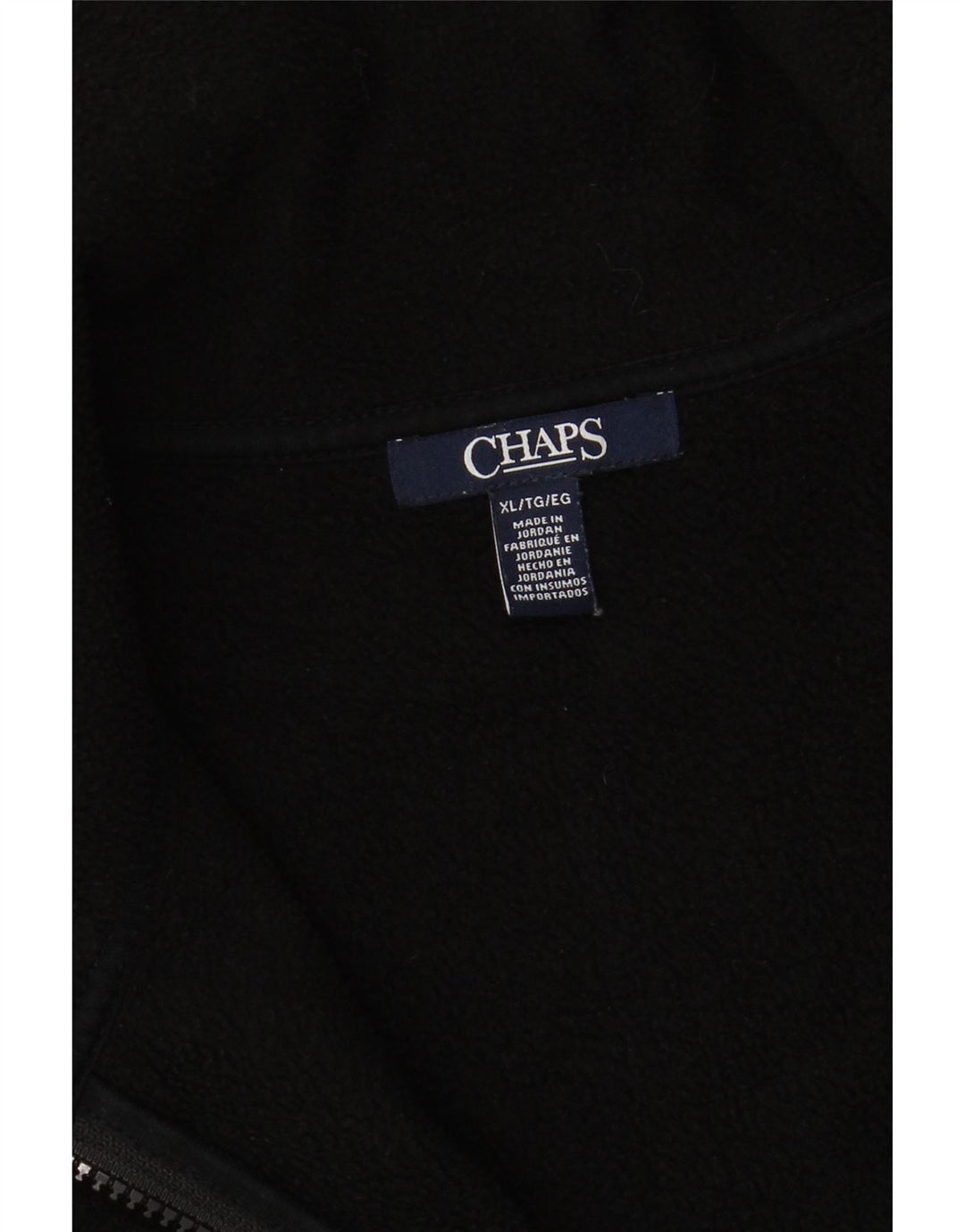 CHAPS Womens Fleece Gilet UK 18 XL Black Polyester
