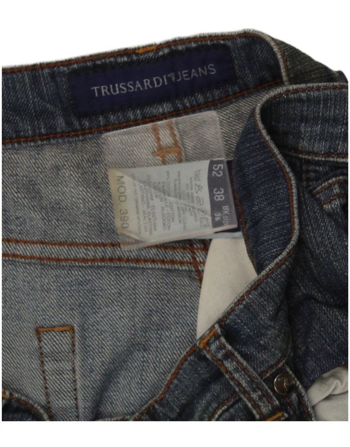 Trussardi Straight Jeans til mænd W36 L30 Marineblå Bomuld