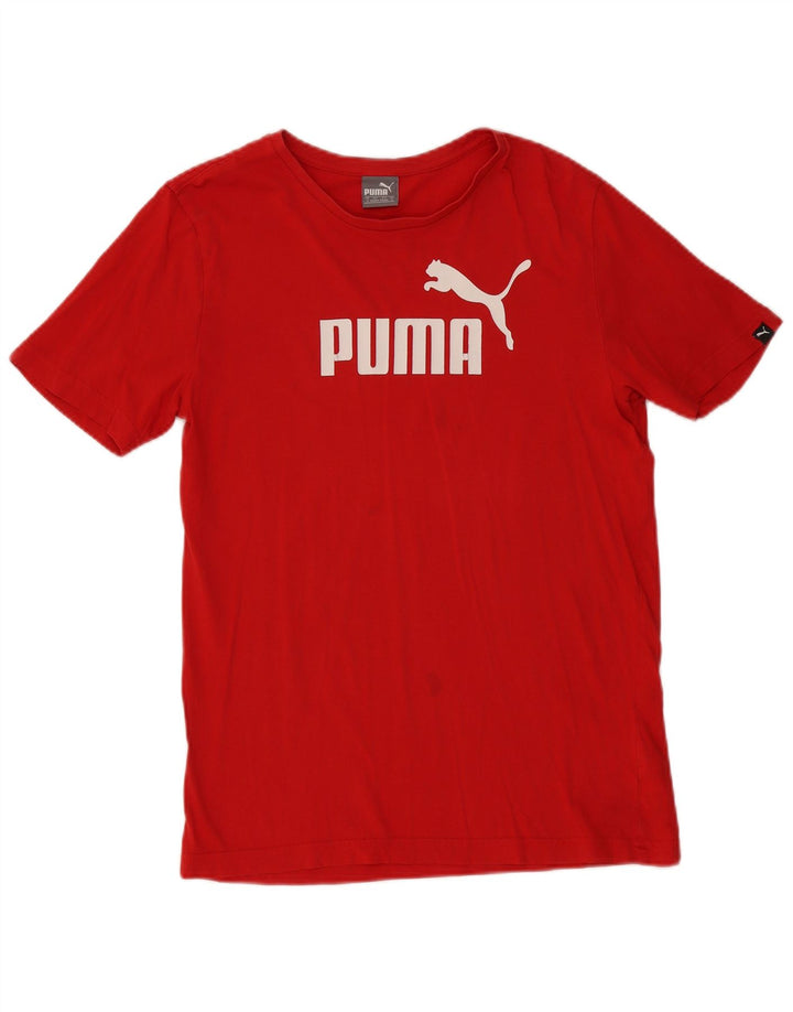 PUMA Grafisk T-shirt top til mænd, lille rød
