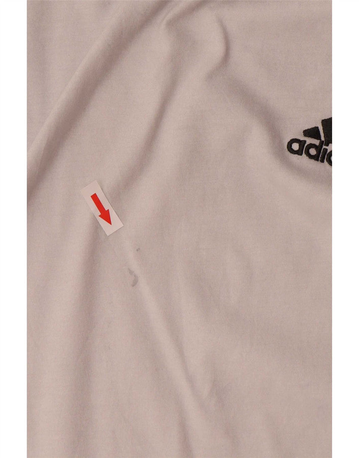 Adidas Herre T-Shirt Top Stor Hvid Bomuld