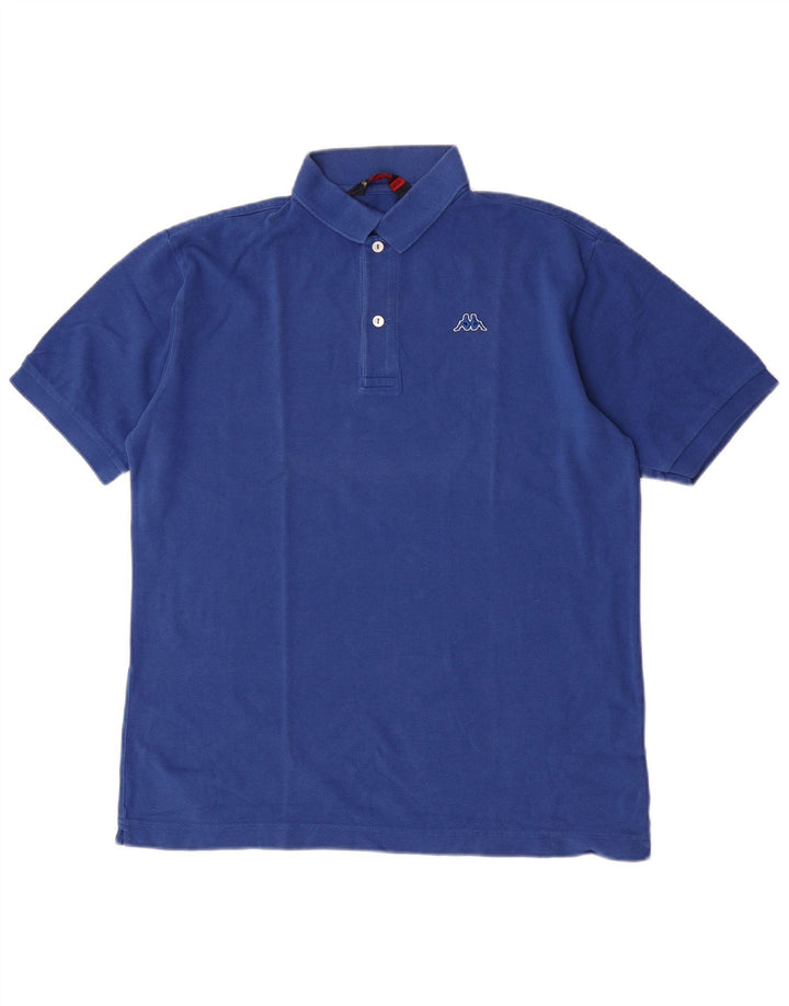 Kappa herre poloshirt Medium blå bomuld