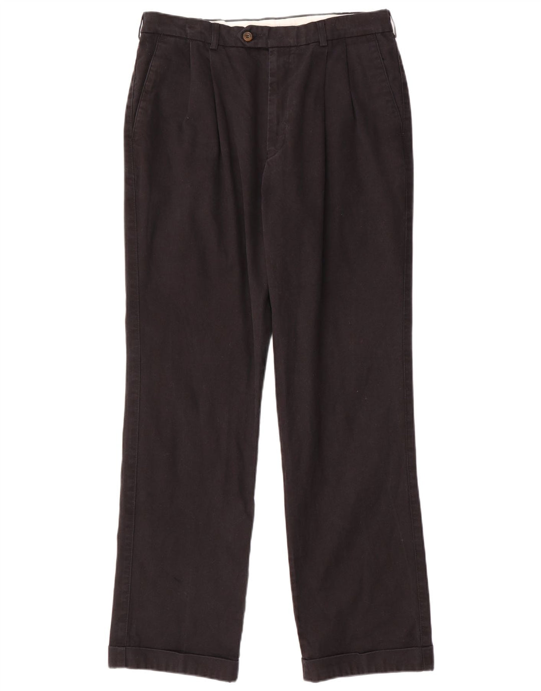Marks & Spencer Herre Pegged Suit Bukser W34 L31 Sort Bomuld