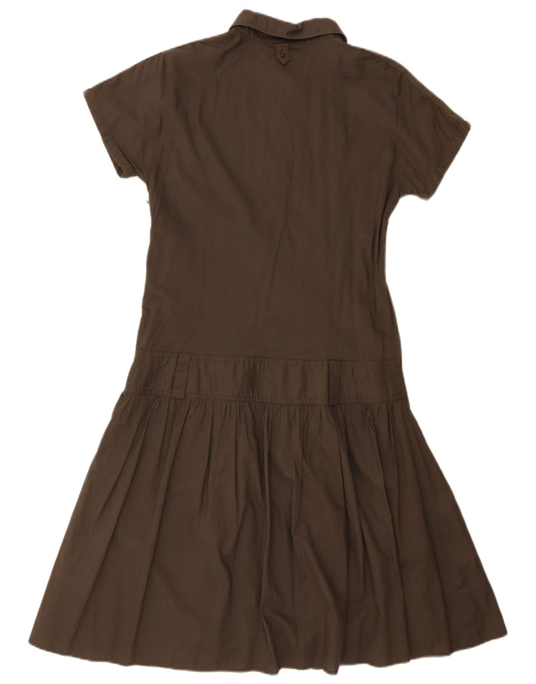 Lee Womens Cargo A-Line Kjole UK 14 Medium Khaki Bomuld