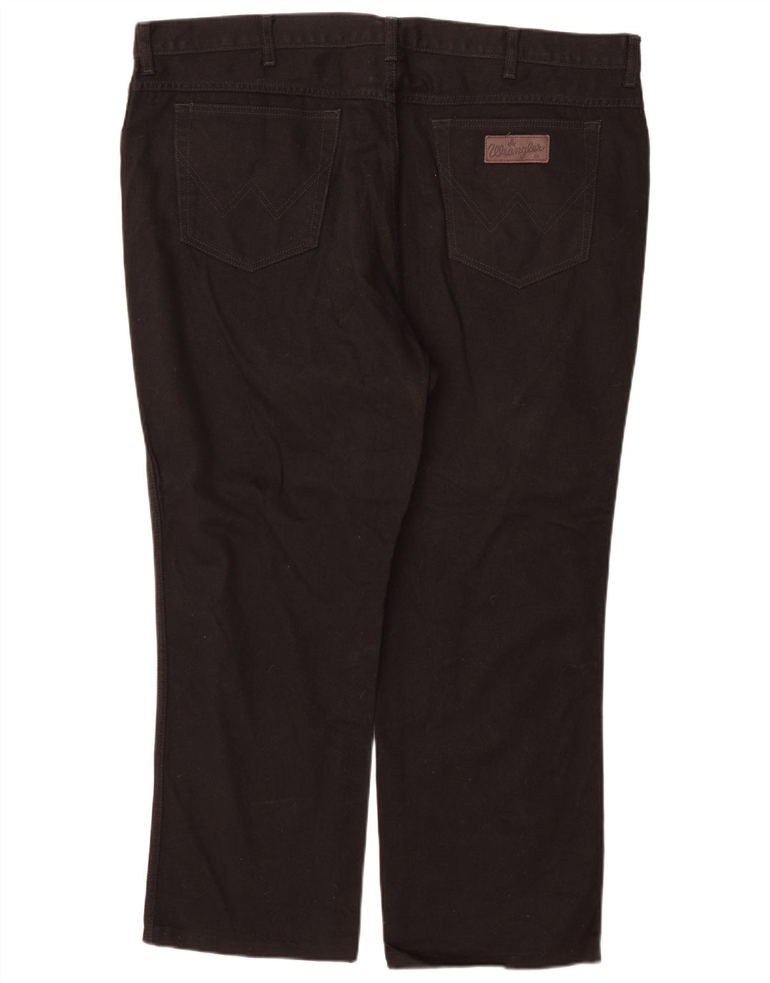 Wrangler Herre Texas Straight Jeans W46 L30 Sort Bomuld