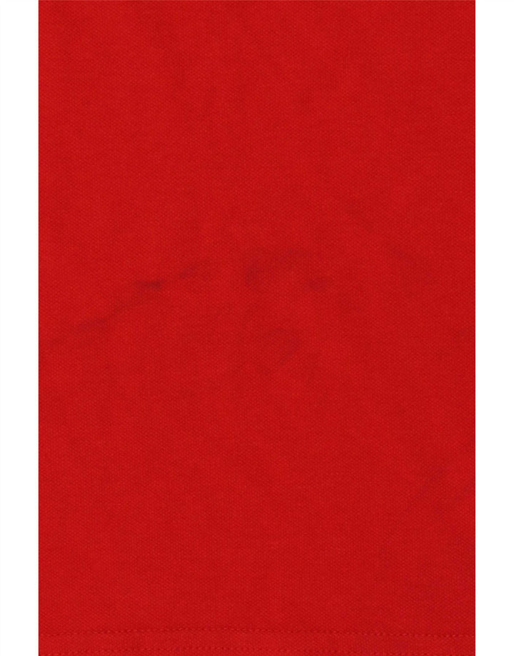 Kappa Dame Ærmeløs Polo Shirt UK 10 Lille Rød