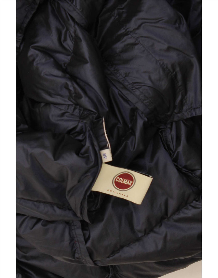 Colmar Dame Hætte Vatteret Frakke IT 48 XL Navy Blue