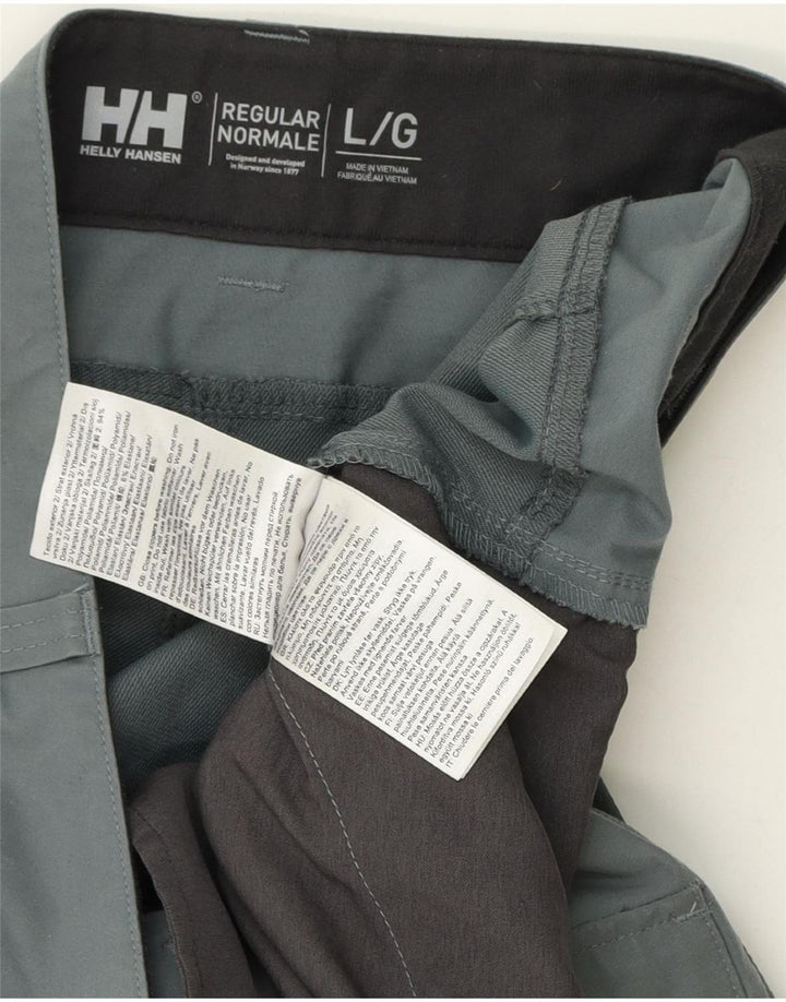 Helly Hansen Herre Slim Fit Cargo Bukser Large W34 L33 Grå Colourblock