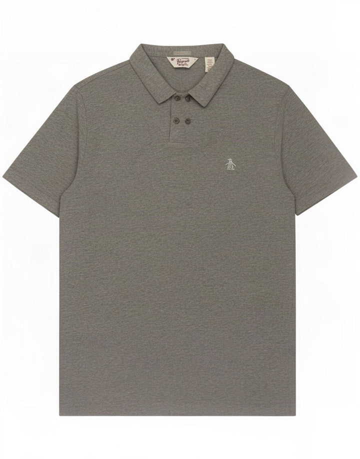 Penguin Herre Polo Shirt Stor Grå Bomuld