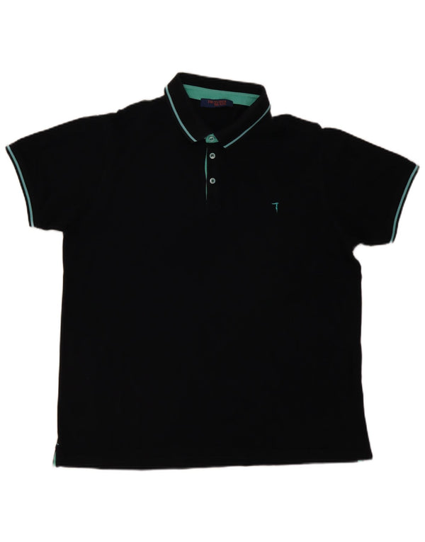 Trussardi Jeans Polo Shirt til mænd XL Sort