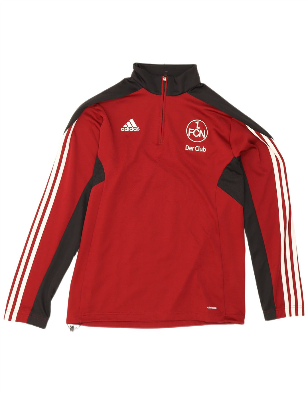 Adidas Herre Climacool Grafisk Top Langærmet Medium Rød Colourblock