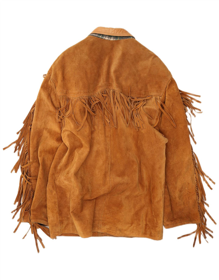 Vintage herre ruskindsjakke UK 40 Large Brown