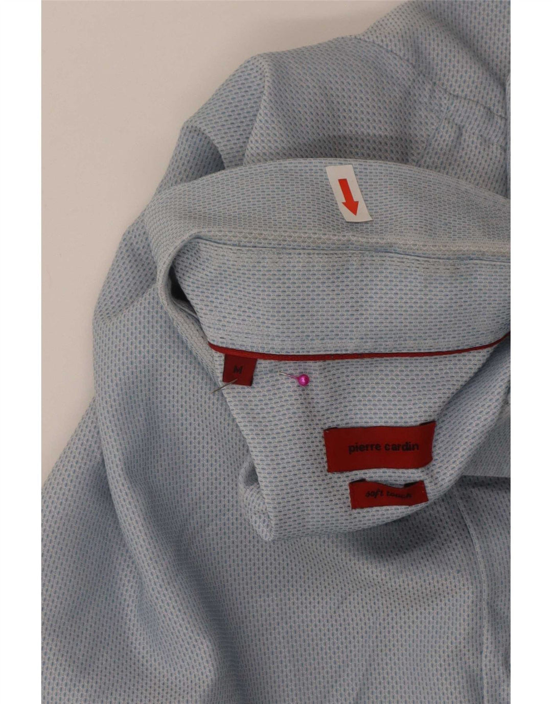 Pierre Cardin Herre kortærmet Regular Fit skjorte Medium Blue Bomuld