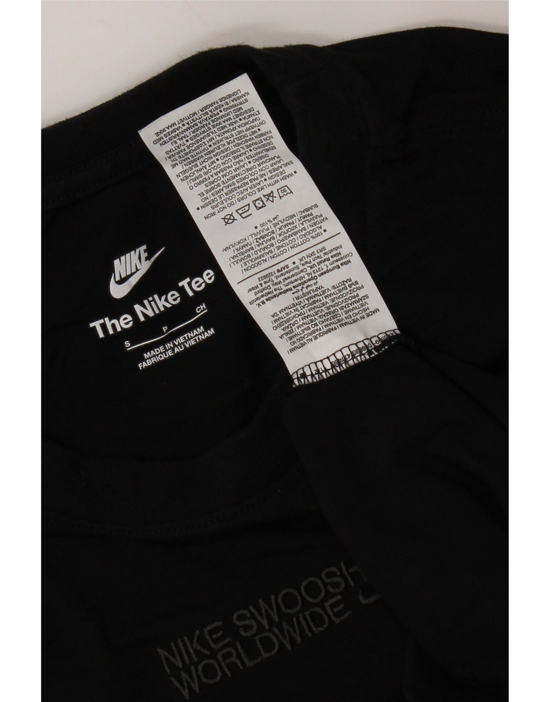 Nike Herre grafisk top Langærmet lille sort bomuld