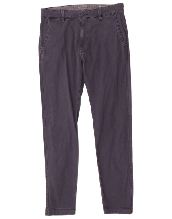Levi's Standard Slim Chino-bukser til mænd W30 L30 Marineblå bomuld