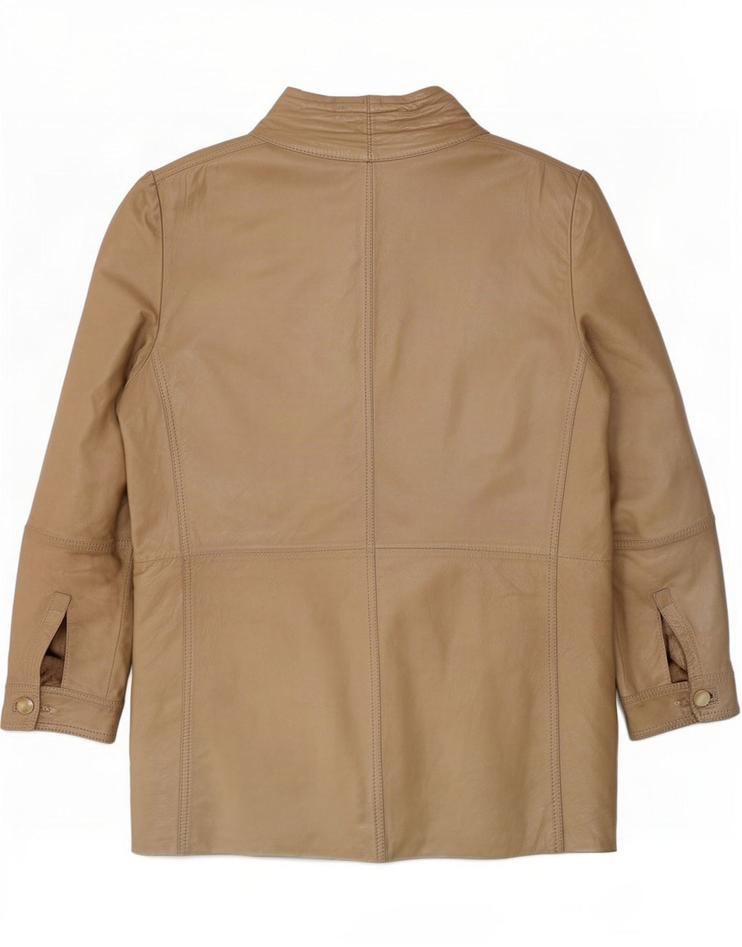 Vintage Dame Shearling Jacket UK 14 Medium Khaki