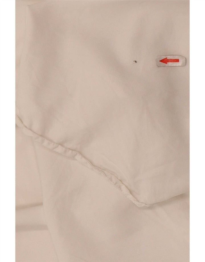 Zara Kvinders Oversized Skjortekjole UK 16 Large White