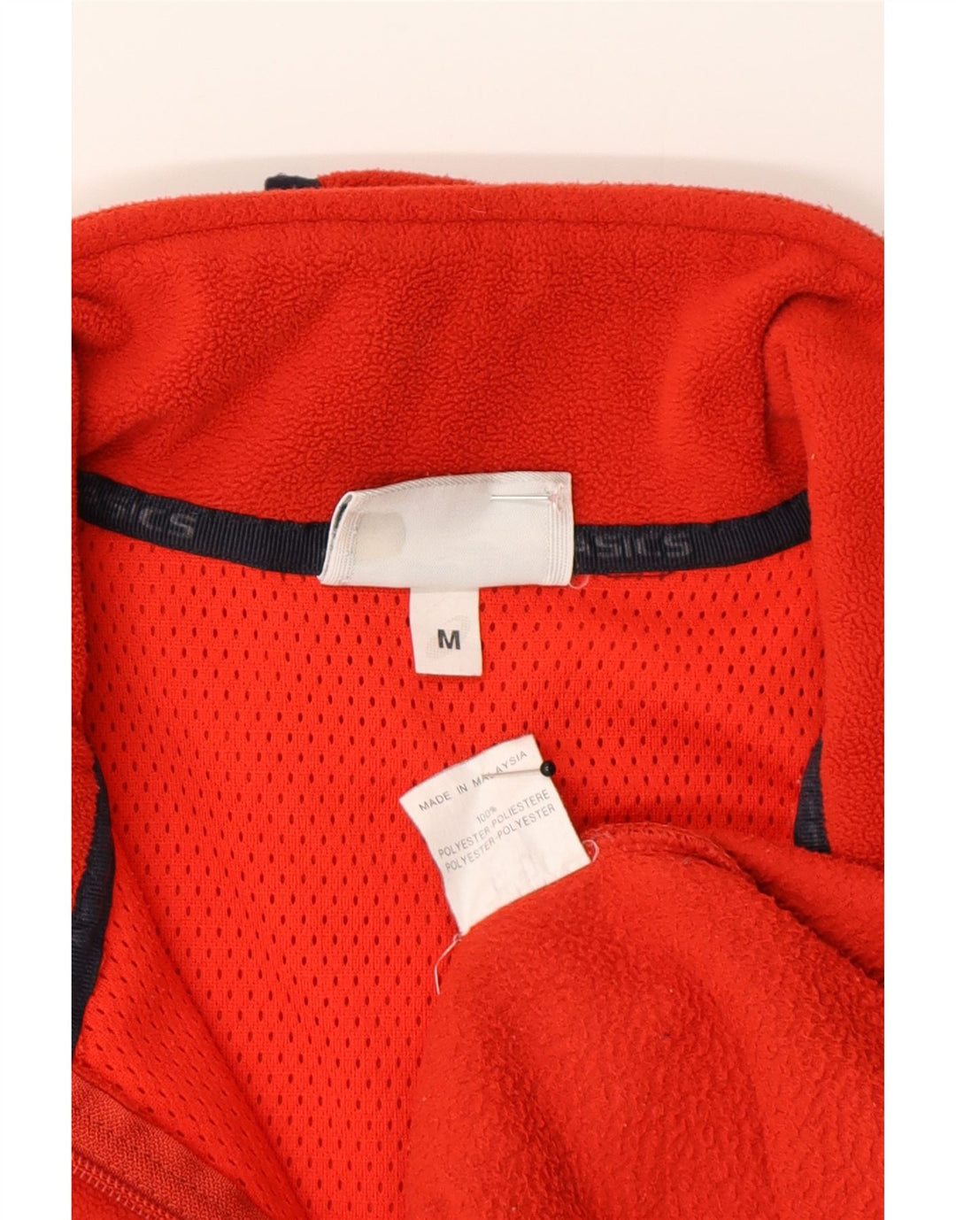 Asics Fleece Jumper med lynlås til kvinder Medium Rød Polyester
