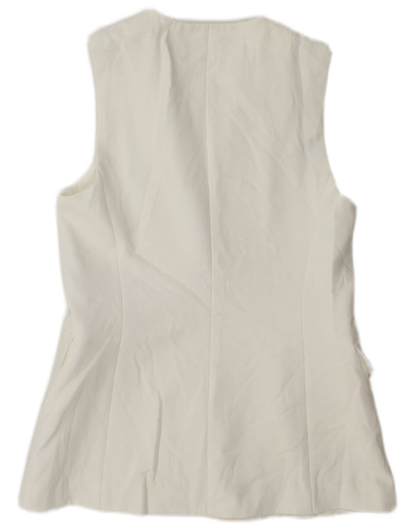 Zara Womens Longline vest UK 10 Small White