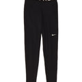 NIKE Dri Fit grafiske leggings til kvinder UK 4 XS sort polyester