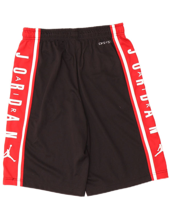Jordan Boys Dri Fit grafiske sportsshorts 13-14 år XL Sort Colourblock