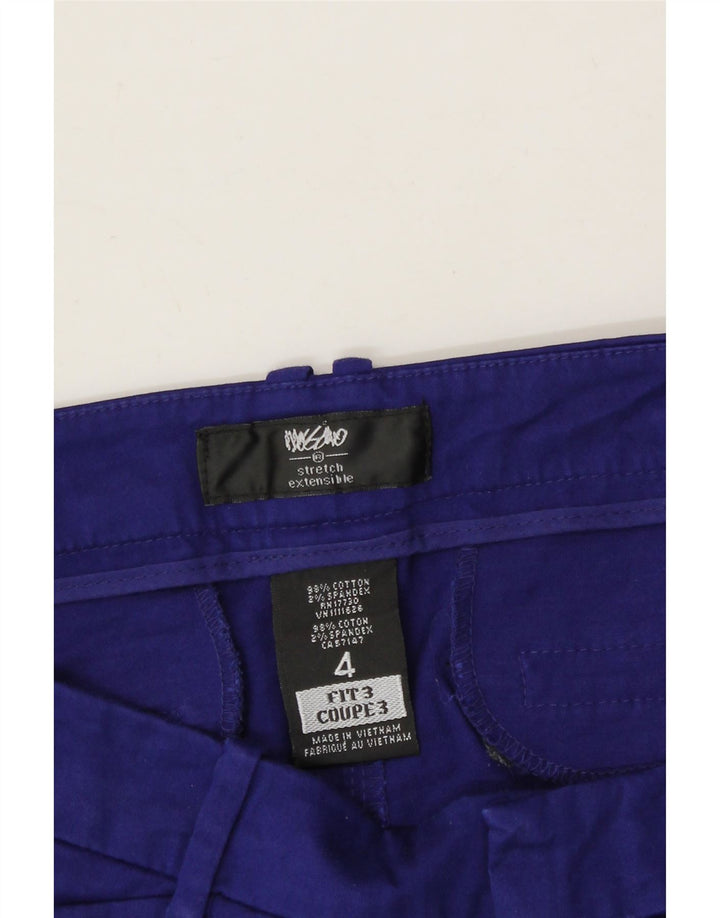 MOSSIMO Womens Casual Shorts US 4 Small W27  Navy Blue Cotton Vintage Mossimo and Second-Hand Mossimo from Messina Hembry 