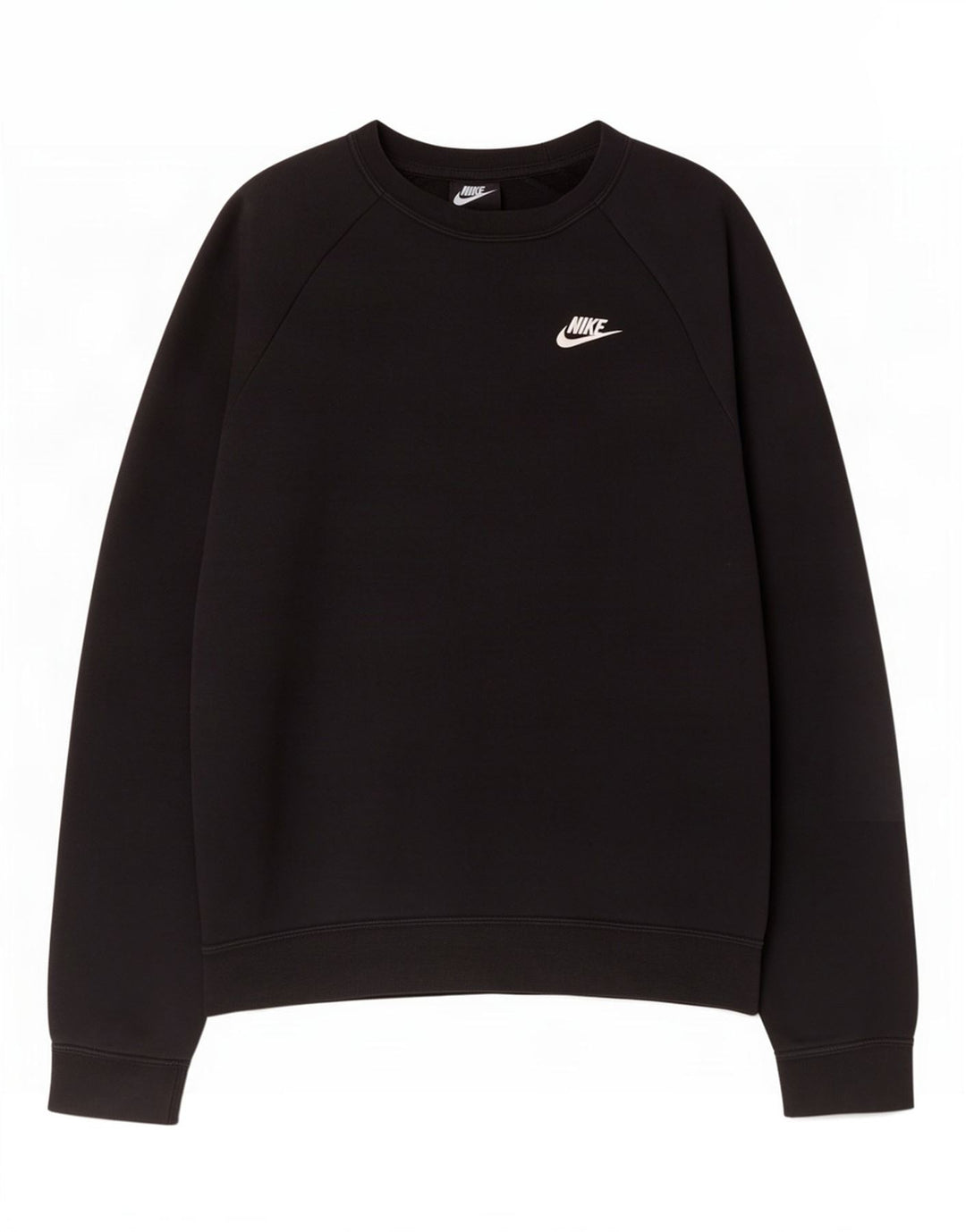 Nike Dame Oversized Sweatshirt Jumper UK 10 Lille Sort