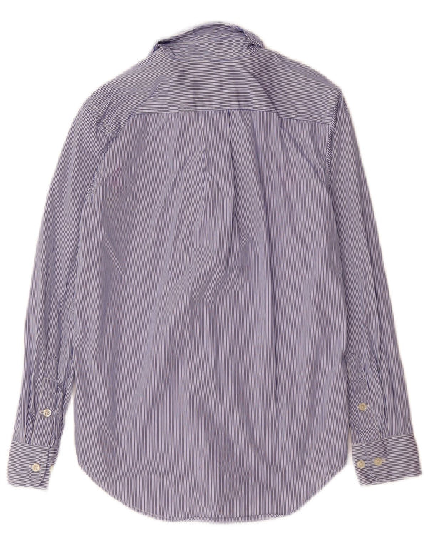Ralph Lauren Boys Shirt 11-12 Years Blue Pinstripe Cotton