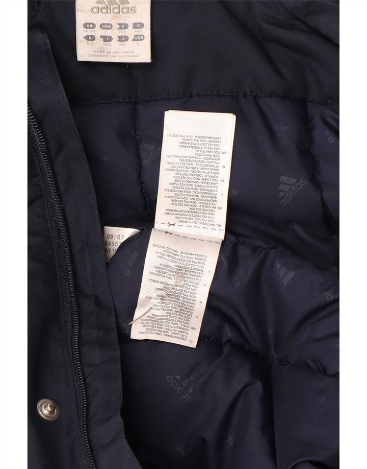 Adidas hættejakke til drenge 13-14 år marineblå polyester