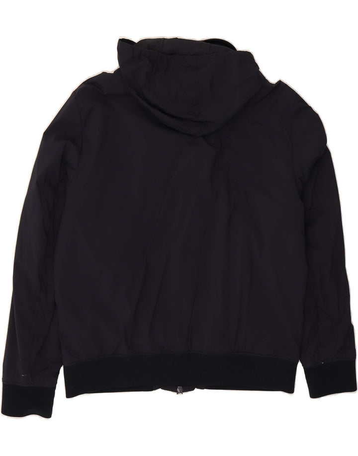 ARMANI EXCHANGE Womens Graphic Bomber Jacket UK 20 2XL Navy Blue Vintage Armani Exchange and Second-Hand Armani Exchange from Messina Hembry 