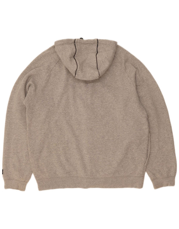 Umbro Hættetrøje med lynlås til mænd XL Grå Colourblock Bomuld