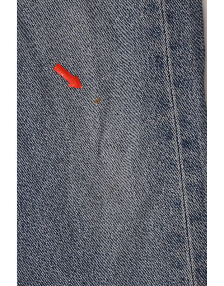 Levi's Herre 501 Straight Jeans W33 L30 Blå Bomuld