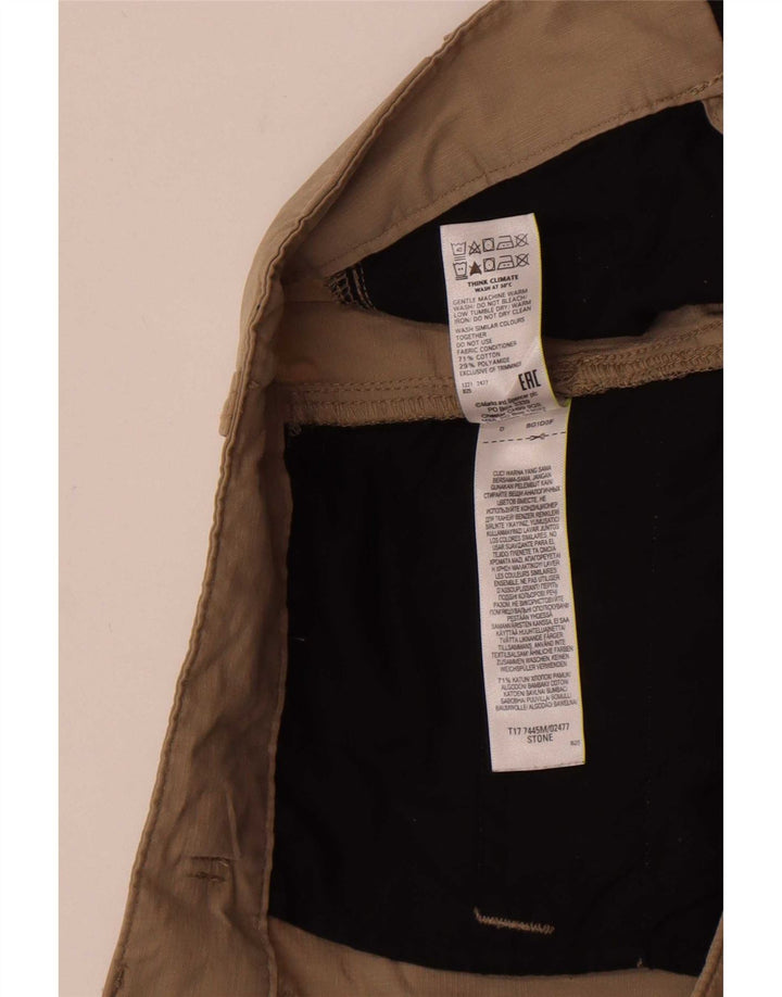 Marks & Spencer Herre Cargo Shorts XL W38 Beige Bomuld