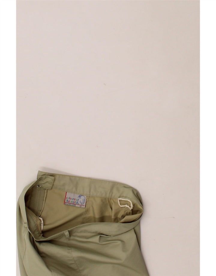 VINTAGE Womens Maxi Cargo Skirt Medium W26  Green Polyester Vintage Vintage and Second-Hand Vintage from Messina Hembry 