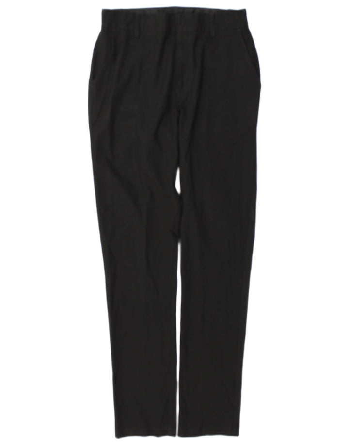Marks & Spencer Boys Slim Suit Bukser 13-14 år W27 L29 Sort Polyester