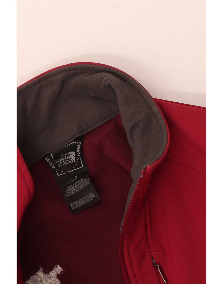 The North Face Dame Windbreaker Jacket UK 16 Large Rød Polyester