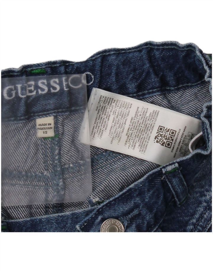 Guess Girls Denim Shorts 11-12 år W26 Blue Lyocell Classic