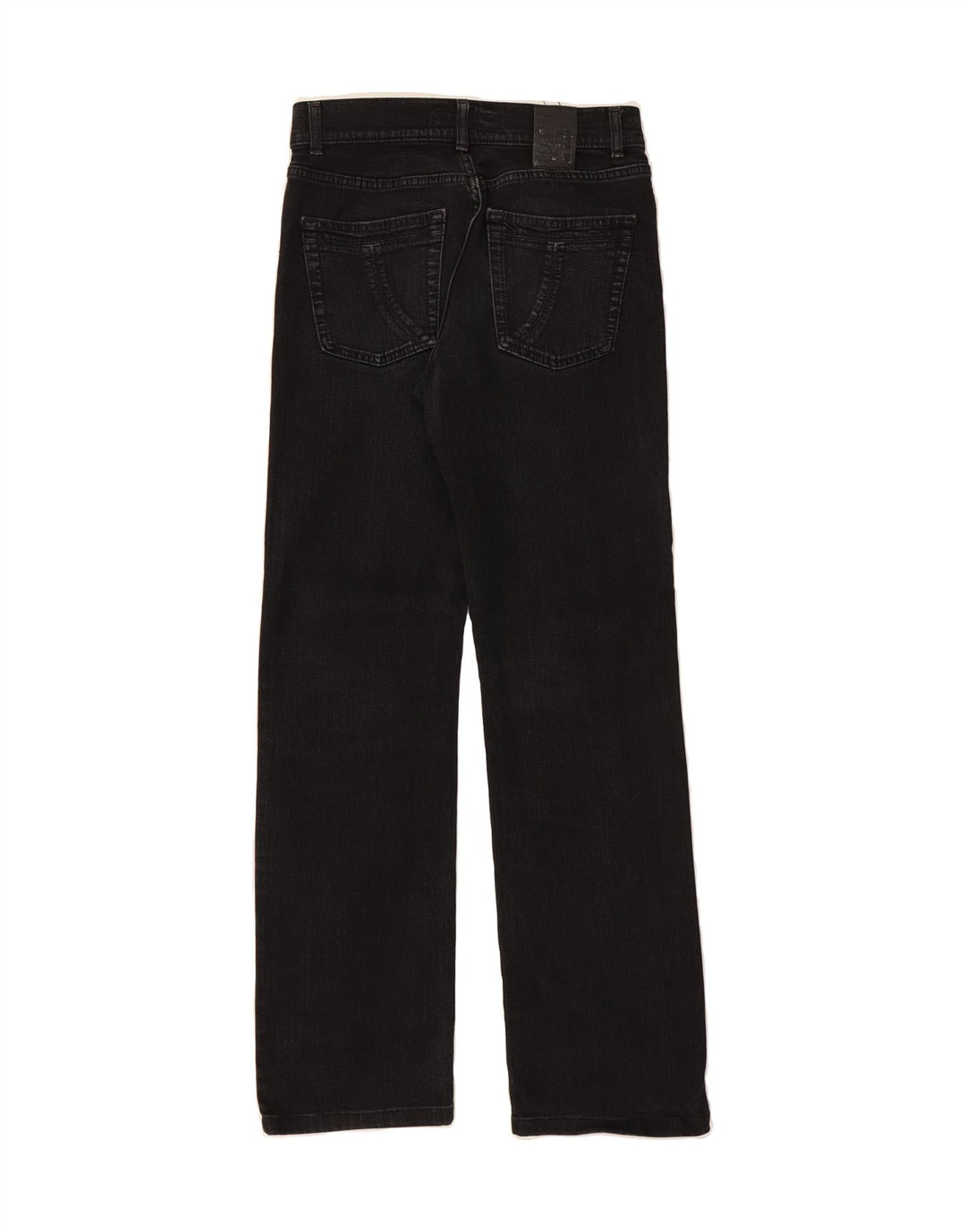 TRUSSARDI Womens Straight Jeans W29 L31 Black Cotton Vintage Trussardi and Second-Hand Trussardi from Messina Hembry 